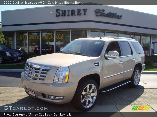 2009 Cadillac Escalade AWD in Gold Mist