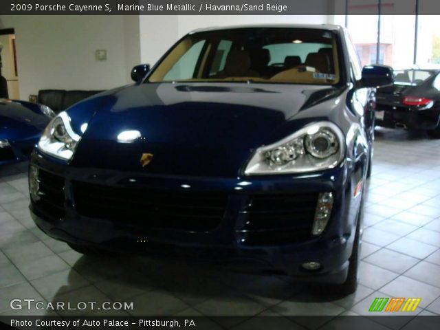 2009 Porsche Cayenne S in Marine Blue Metallic