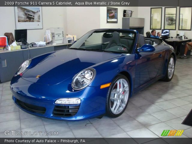 2009 Porsche 911 Carrera S Cabriolet in Aqua Blue Metallic