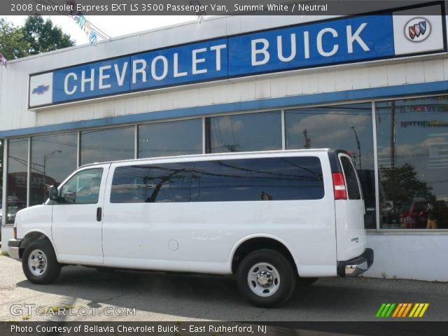 2008 Chevrolet Express EXT LS 3500 Passenger Van in Summit White