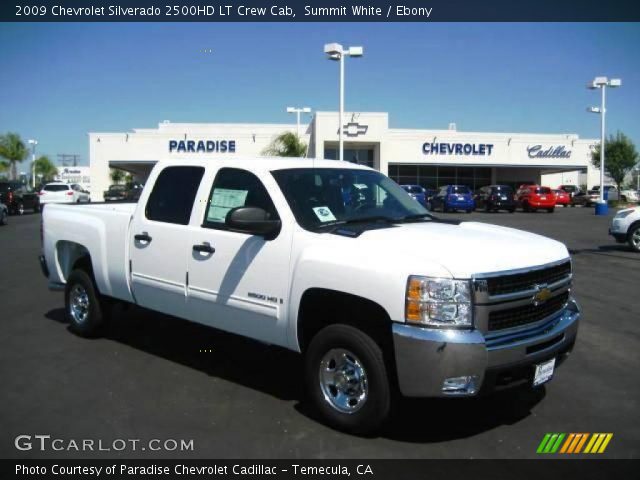 2009 Chevrolet Silverado 2500HD LT Crew Cab in Summit White