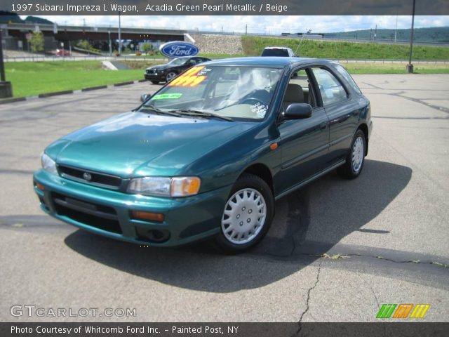 1997 Subaru Impreza L Wagon in Acadia Green Pearl Metallic
