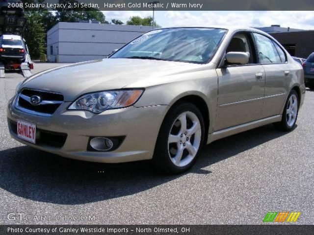 2008 Subaru Legacy 2.5i Sedan in Harvest Gold Metallic