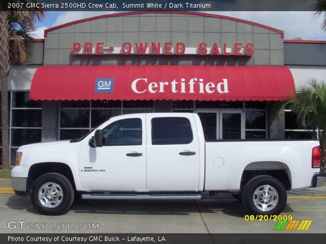 2007 GMC Sierra 2500HD Crew Cab in Summit White