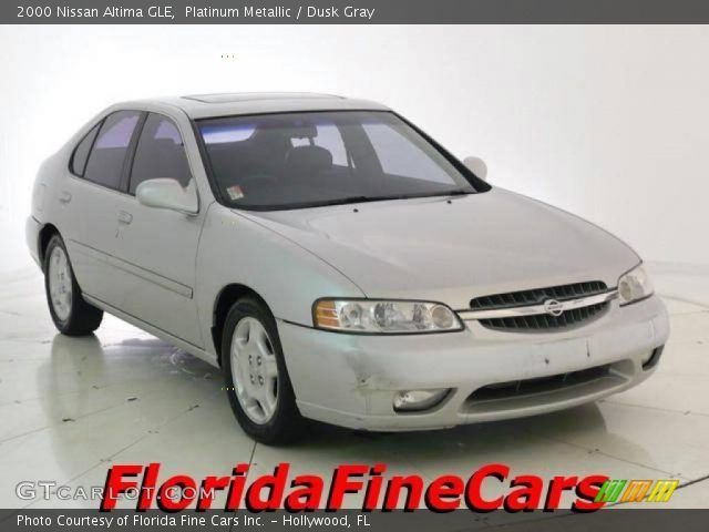 2000 Nissan Altima GLE in Platinum Metallic