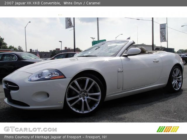 2007 Jaguar XK XK8 Convertible in White Onyx