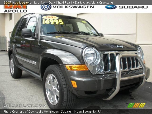 2005 Jeep Liberty Limited 4x4 in Dark Khaki Pearl