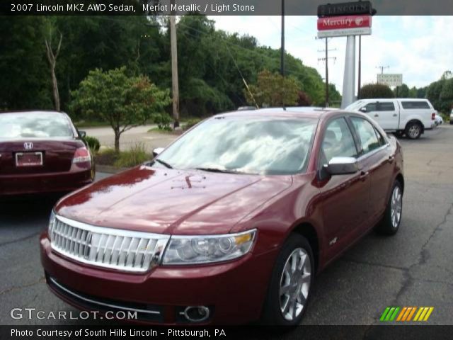 2007 Lincoln MKZ AWD Sedan in Merlot Metallic