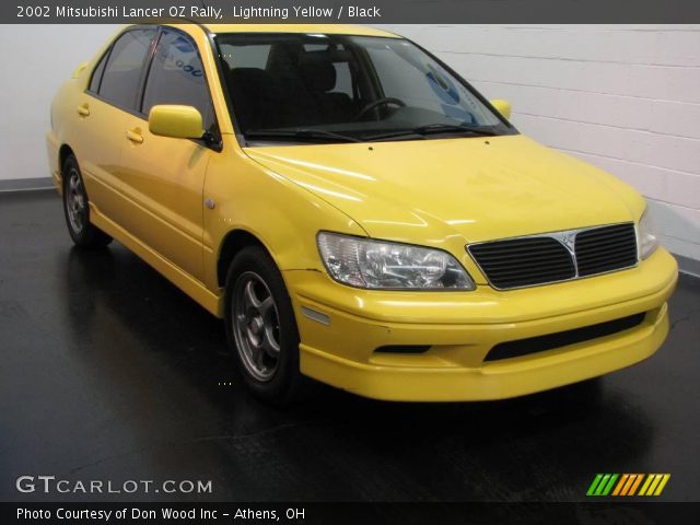 2002 Mitsubishi Lancer OZ Rally in Lightning Yellow
