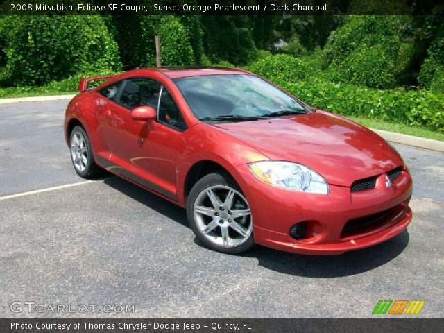 2008 Mitsubishi Eclipse SE Coupe in Sunset Orange Pearlescent