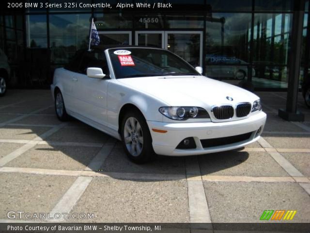 2006 BMW 3 Series 325i Convertible in Alpine White