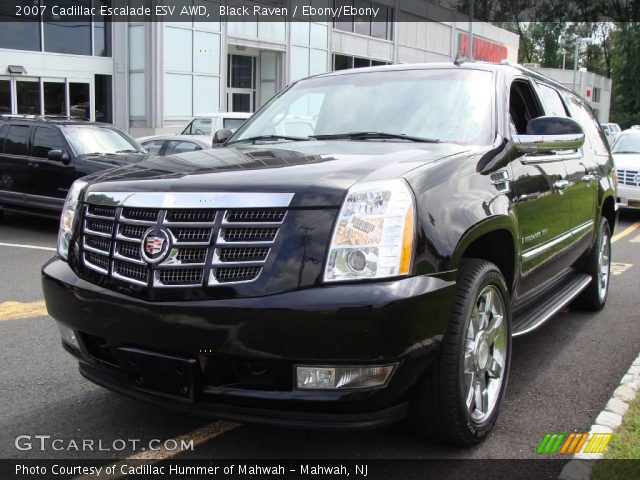 2007 Cadillac Escalade ESV AWD in Black Raven