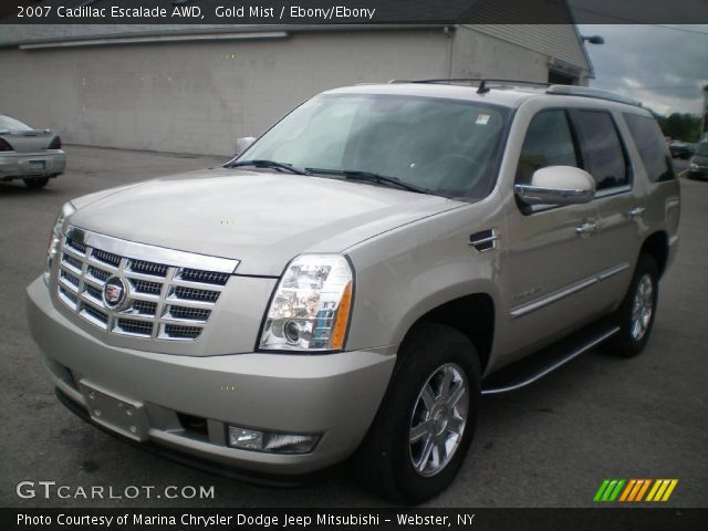 2007 Cadillac Escalade AWD in Gold Mist