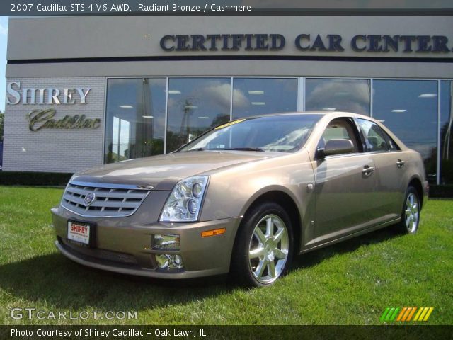 2007 Cadillac STS 4 V6 AWD in Radiant Bronze