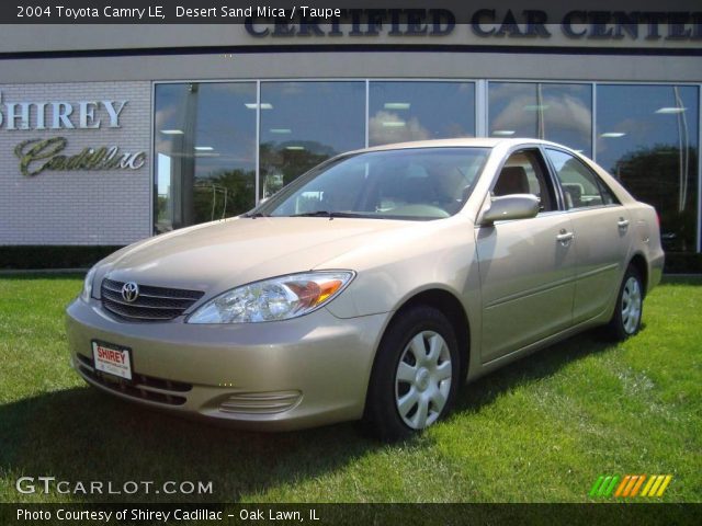 2004 Toyota Camry LE in Desert Sand Mica