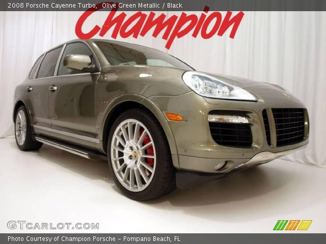 2008 Porsche Cayenne Turbo in Olive Green Metallic