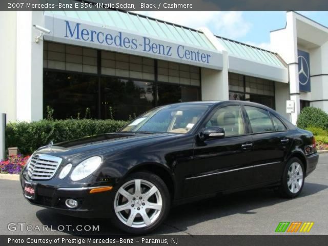 2007 Mercedes-Benz E 350 4Matic Sedan in Black
