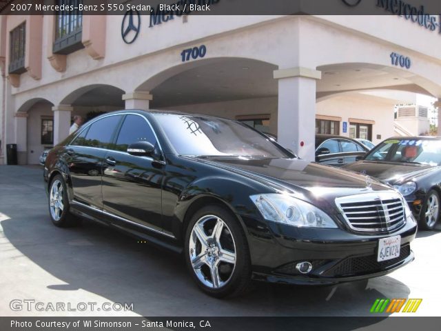 2007 Mercedes-Benz S 550 Sedan in Black