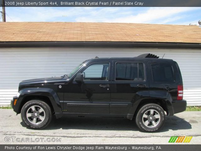 2008 Jeep Liberty Sport 4x4 in Brilliant Black Crystal Pearl