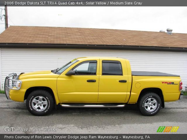 2006 Dodge Dakota SLT TRX4 Quad Cab 4x4 in Solar Yellow