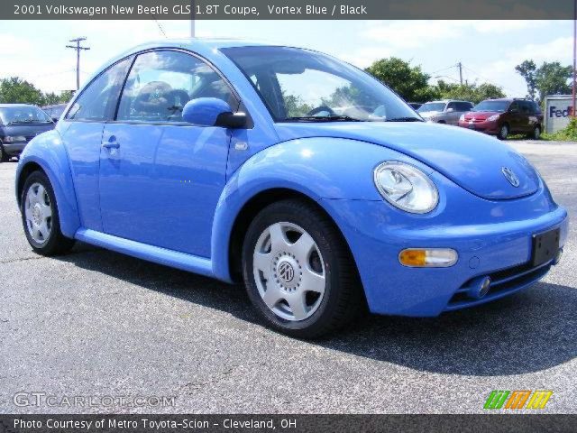 2001 Volkswagen New Beetle GLS 1.8T Coupe in Vortex Blue