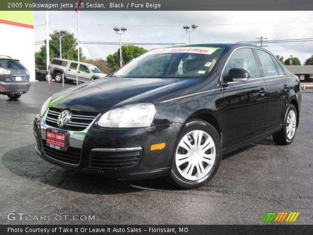 2005 Volkswagen Jetta 2.5 Sedan in Black