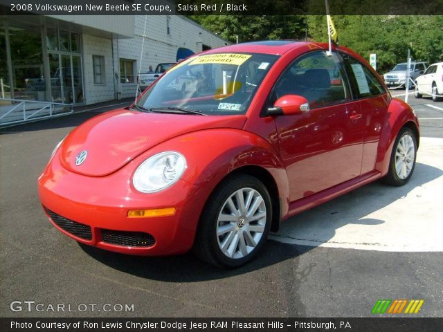 2008 Volkswagen New Beetle SE Coupe in Salsa Red