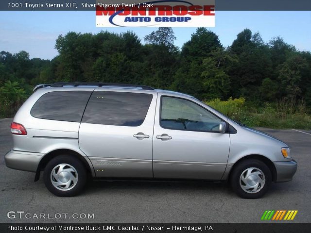 2001 Toyota Sienna XLE in Silver Shadow Pearl