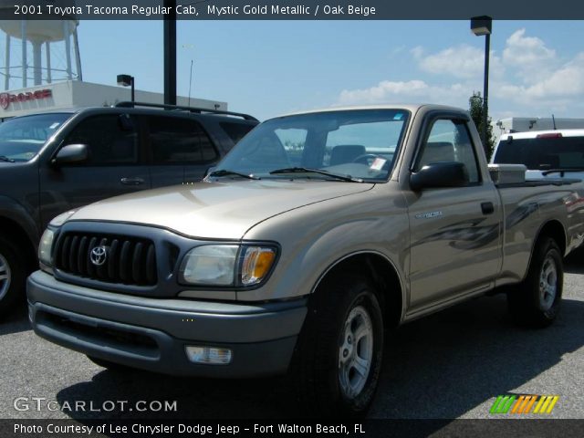 2001 Toyota Tacoma Regular Cab in Mystic Gold Metallic