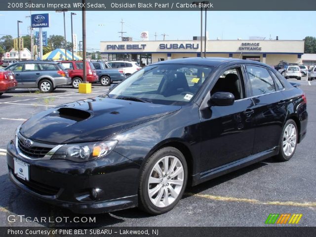 2008 Subaru Impreza WRX Sedan in Obsidian Black Pearl