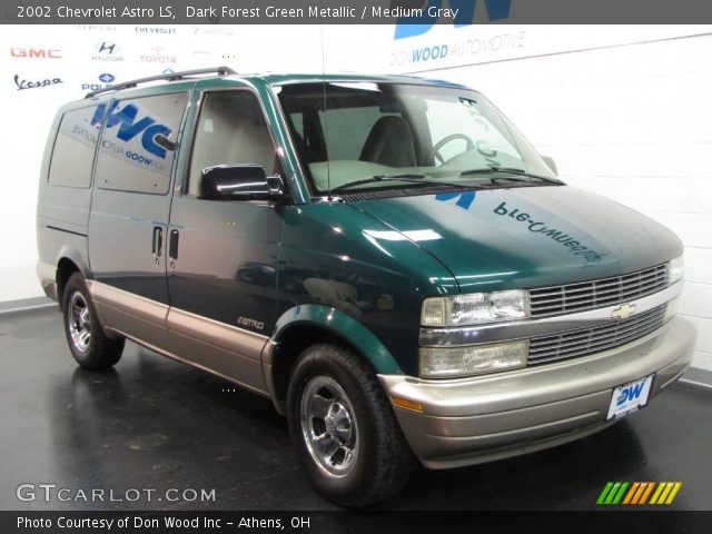 2002 Chevrolet Astro LS in Dark Forest Green Metallic