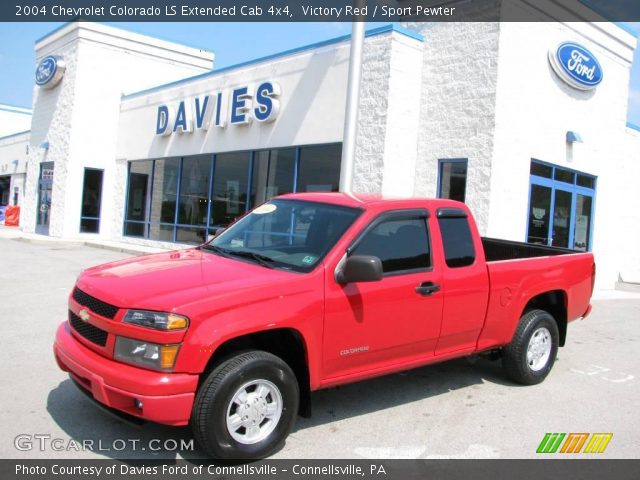2004 Chevrolet Colorado LS Extended Cab 4x4 in Victory Red