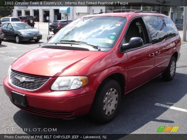2002 Chrysler Town & Country LX in Inferno Red Tinted Pearlcoat