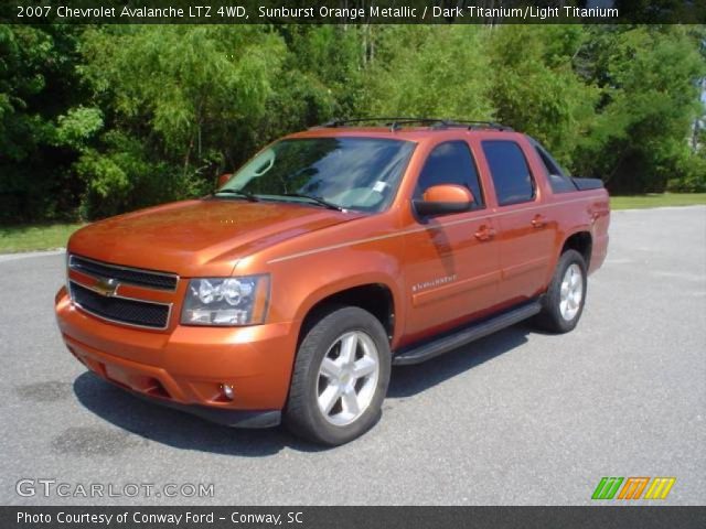 2007 Chevrolet Avalanche LTZ 4WD in Sunburst Orange Metallic