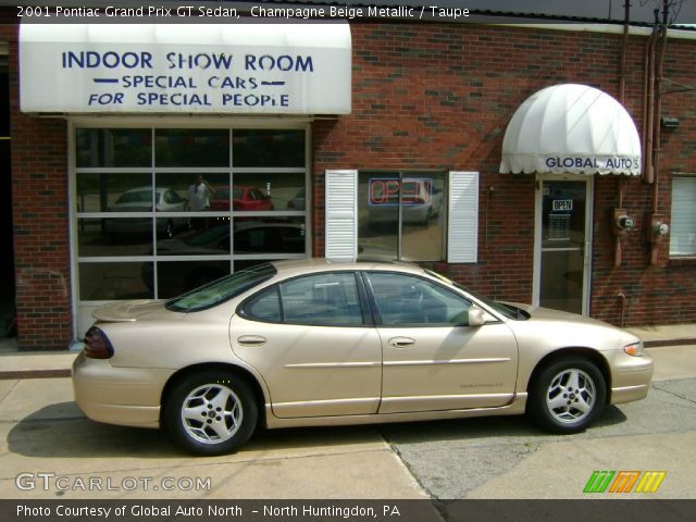 2001 Pontiac Grand Prix GT Sedan in Champagne Beige Metallic