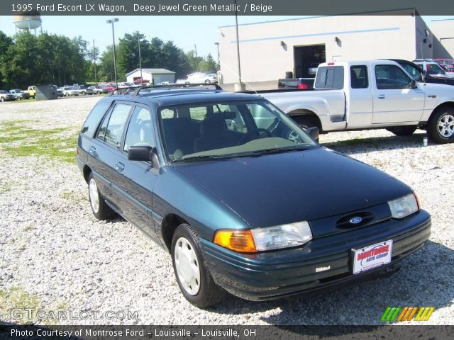 1995 Ford Escort LX Wagon in Deep Jewel Green Metallic