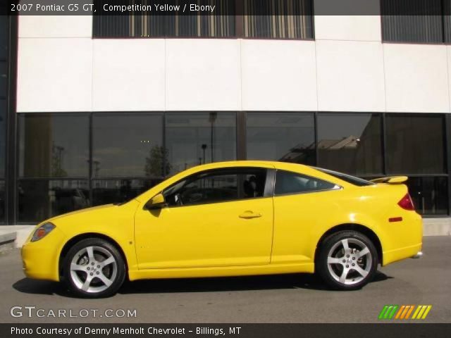 2007 Pontiac G5 GT in Competition Yellow