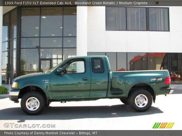 1999 Ford F150 XLT Extended Cab 4x4 in Woodland Green Metallic