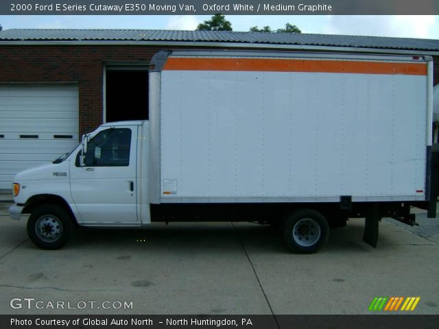 2000 Ford E Series Cutaway E350 Moving Van in Oxford White