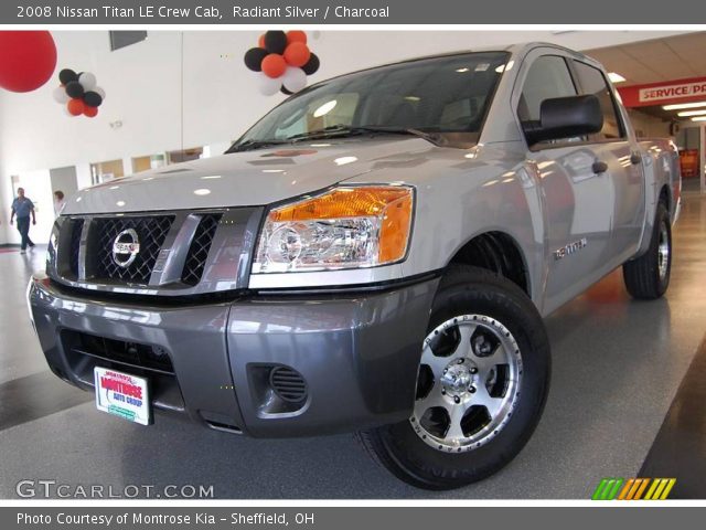 2008 Nissan Titan LE Crew Cab in Radiant Silver