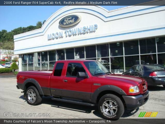 2006 Ford Ranger FX4 SuperCab 4x4 in Redfire Metallic