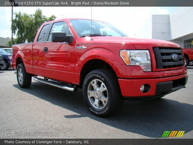 2009 Ford F150 STX SuperCab 4x4 in Bright Red