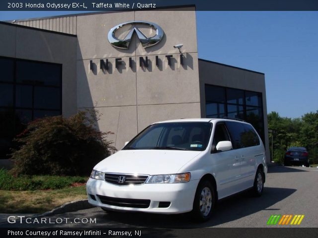 2003 Honda Odyssey EX-L in Taffeta White