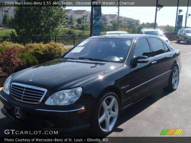 2003 Mercedes-Benz S 55 AMG Sedan in Obsidian Black Metallic