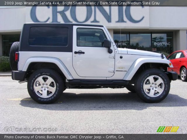 2009 Jeep Wrangler Sahara 4x4 in Bright Silver Metallic