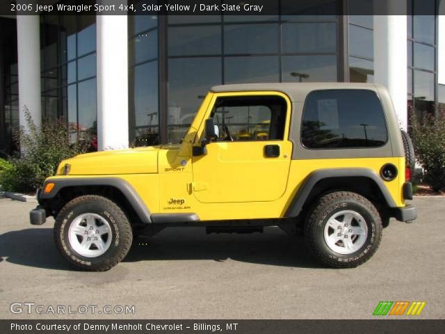 2006 Jeep Wrangler Sport 4x4 in Solar Yellow