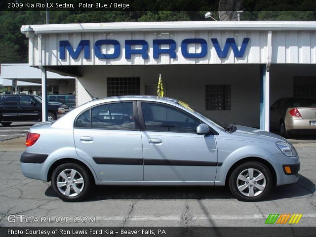 2009 Kia Rio LX Sedan in Polar Blue