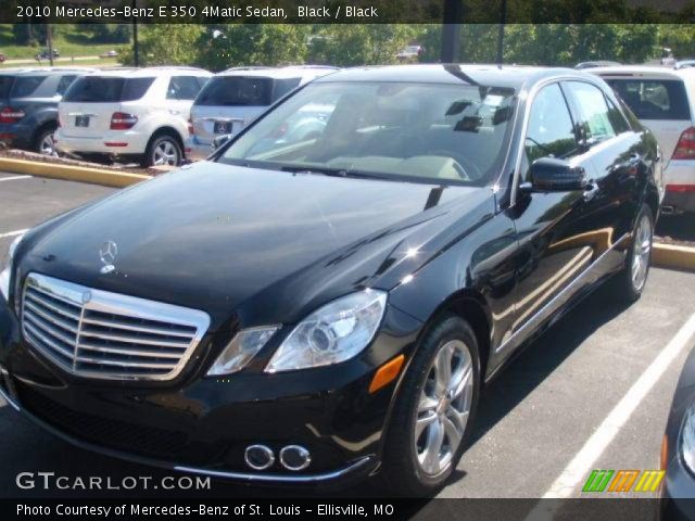 2010 Mercedes-Benz E 350 4Matic Sedan in Black