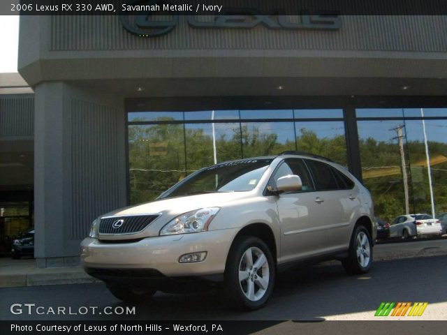 2006 Lexus RX 330 AWD in Savannah Metallic