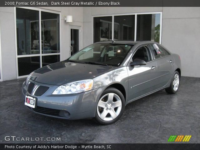 2008 Pontiac G6 Sedan in Dark Steel Gray Metallic
